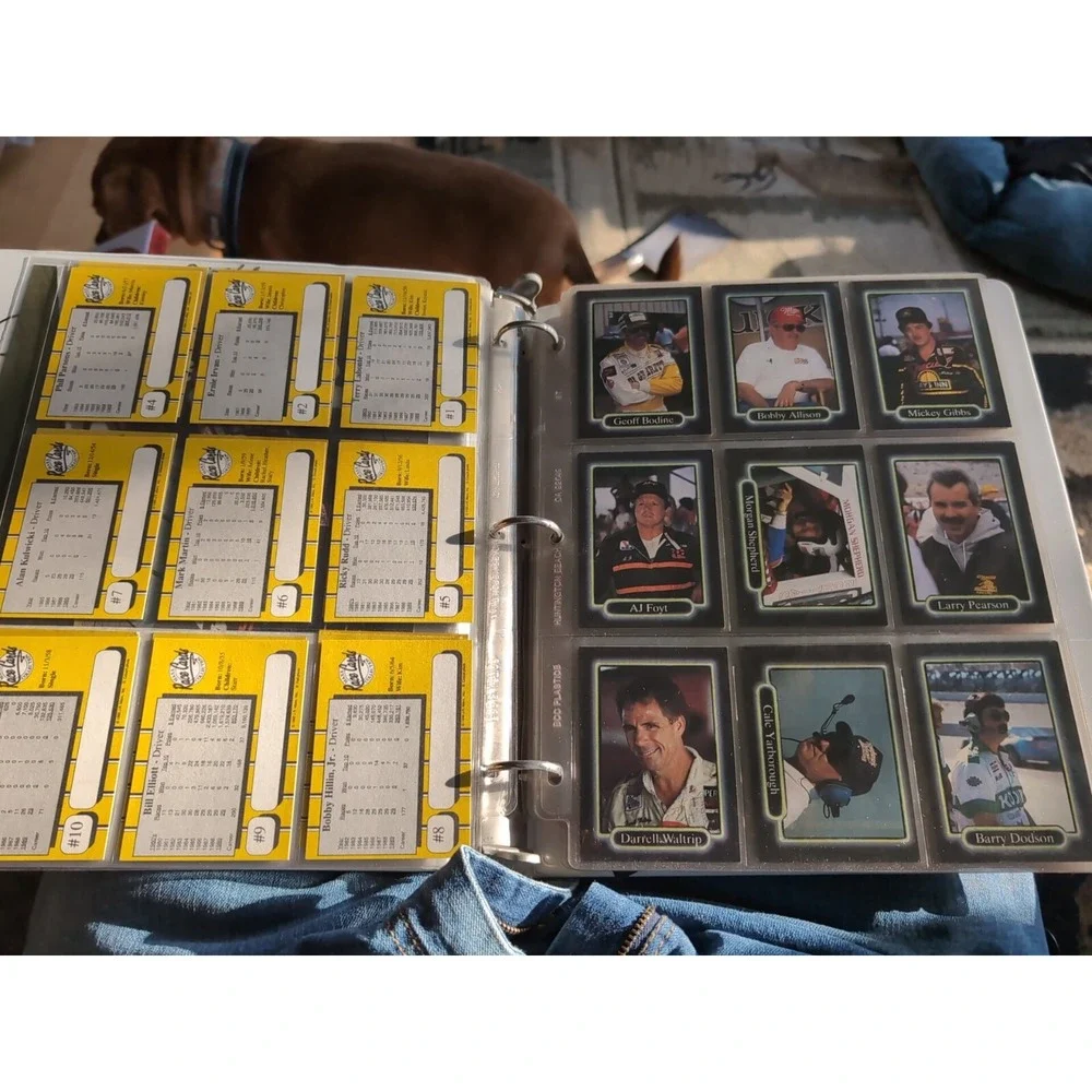 Vintage 1989 NASCAR Winston Cup Collectable Maxx Race Cards‎ 200 Set Binder